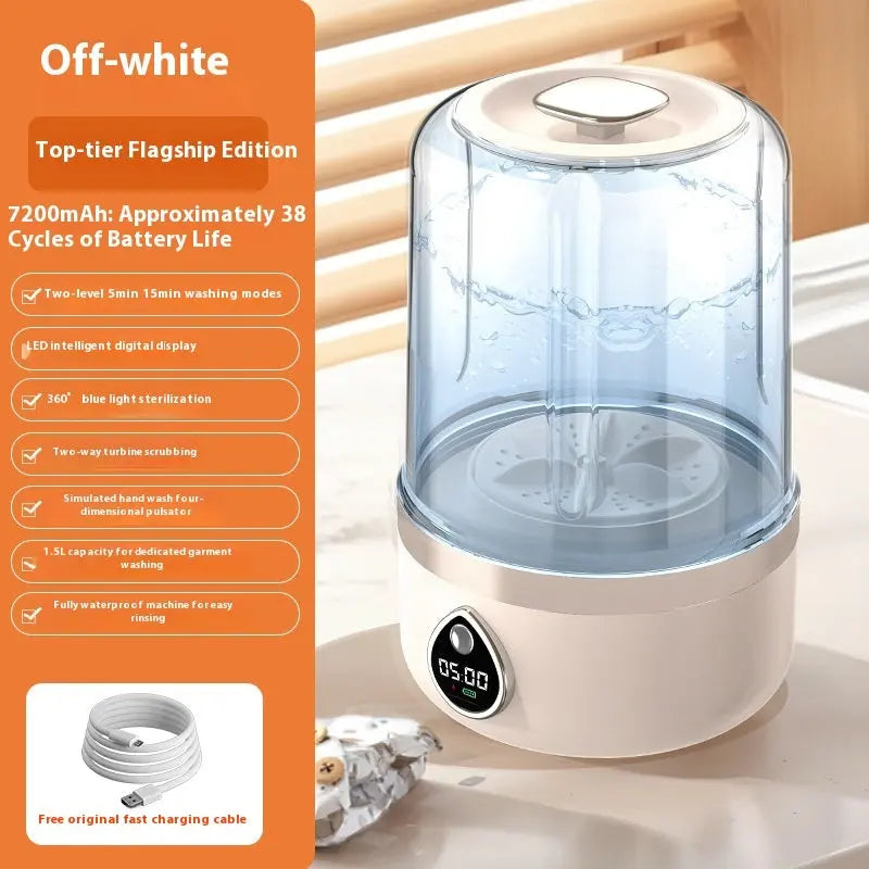Portable Household Charging Automatic Mini Washing Machine findyfy