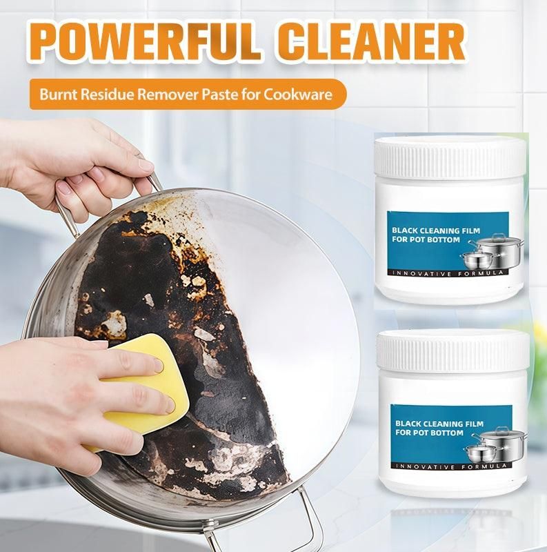 Powerful Burnt Residue Remover Paste for Cookware 100gm Each  (Pack of 2) v2ertg-1z