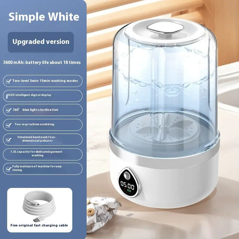 Portable Household Charging Automatic Mini Washing Machine findyfy