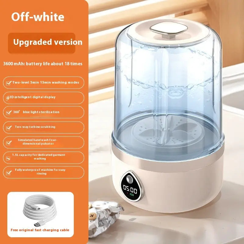 Portable Household Charging Automatic Mini Washing Machine findyfy