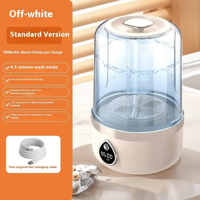 Portable Household Charging Automatic Mini Washing Machine findyfy